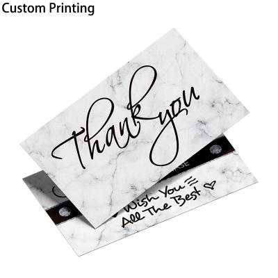 China Free Shipping 100pcs 90x54mm Brand Protection Smudge For Thank You Stickers Cards Art Surface Finish Work Paper Fancy Color for sale