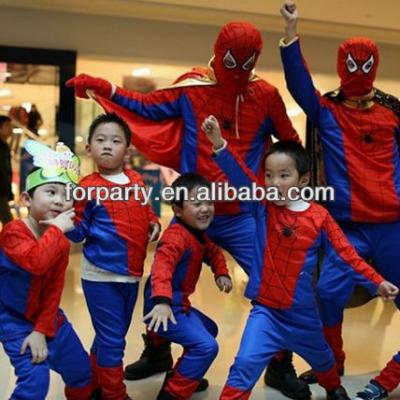 China Various styles are available PC-0631 spiderman costume kids adult spiderman costume for sale