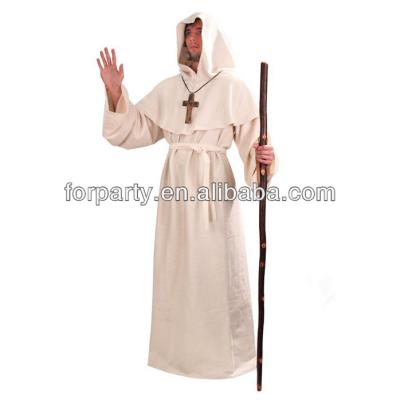 China PCA-0288 White Carnival Party Monk Costume Monk Costume S/M/L/XL/XXL for sale