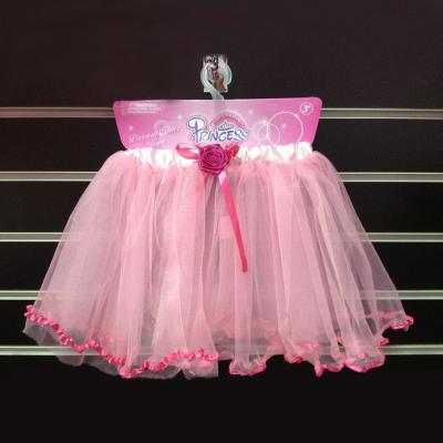 China CG-TT0199 Girls Pink Tutu Tulle Skirt Breathable for sale