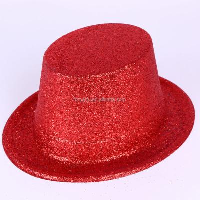 China CG-PH013 Halloween Glitter Hats For Kids Party Plastic Hat for sale