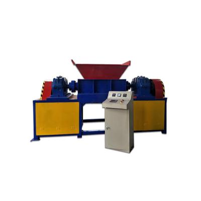 China Hotels Hot Sale Industrial Waste Wood Pallet Shredding Machine/ Cardboard Twin Shaft Shredder for sale