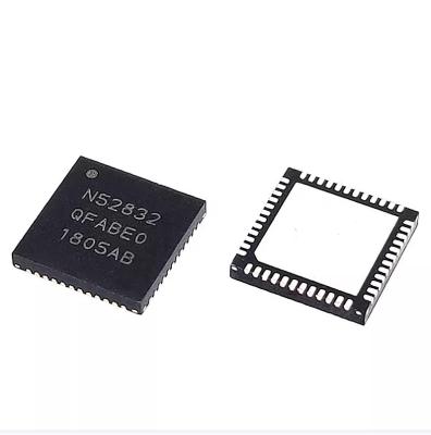 China New NRF52832 Standard Original Integrated Circuits N52832 Electronic Components IC Chips NRF52832-QFAA for sale