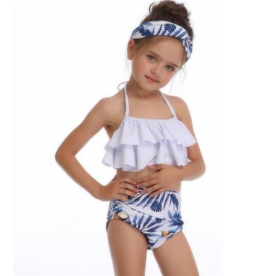 China Wholesale children's bikini girls children's bikini European and American manufacturers 2021 new children's breathable swimwear for sale