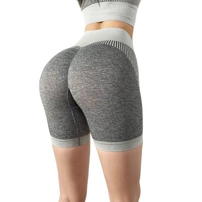 China Breathable Wearing Various Women Biker Workout Zipper Pocket Yoga Shorts for sale