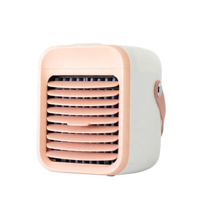 China Mini Mini Portable Air Cooling Fan Office Home Use USB Air Conditioner Humidifier Purifier Desktop Fan with Water Tank for sale