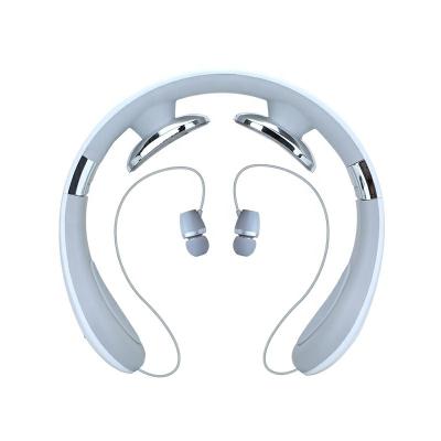 China Bluetooths Earphone With Neck Massager 2020 High Quality Neck Massager BT Neck Massage Device Neckband Earbuds Earphone Foldable Headset for sale