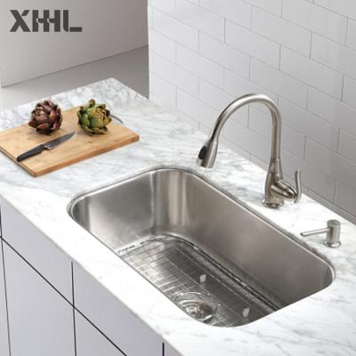 China Without Faucet UPC 31 inch Undermount Single Bowl Sink 18 gauge Stainless Steel Kitchen Sink for sale