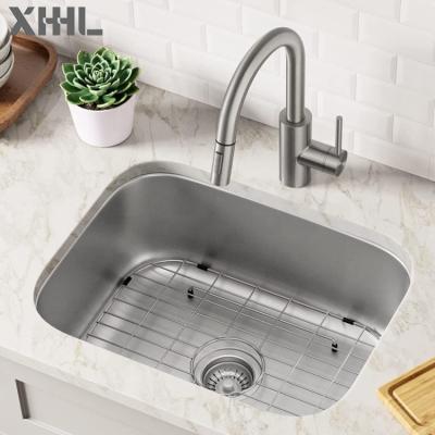 China Without Faucet Wholesale Sinks 5945 Stainless Steel Kitchen Sink 18 Gauge Single Bowl Undermount Sink for sale