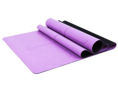 China Folded Eco Friendly Personalnized Custom Printing Rubber PU Yoga Mat for sale