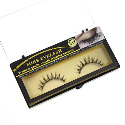 China Other New Soft Natural Artificial Cross Eyelashes Mink Hair False Eyelashes False Eyelashes Makeup for sale