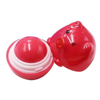 China Wholesale Sunscreen Cartoon Style Shape Lip Balm Animal Container Moisturizing Fruit Flavor Lip Balm for sale