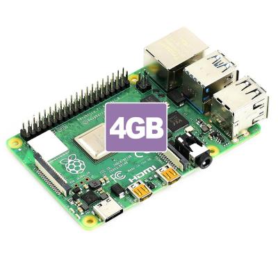 China Official Original Raspberry Pi 4 B Model 4GB RAM Development Board Completely Upgraded Dual 4K CPU 1.5Ghz Video Output PI4B-4GB for sale