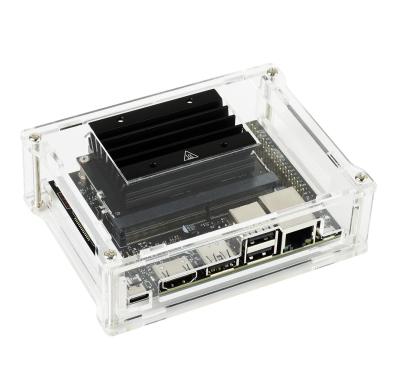 China Specialized Design Waveshare Acrylic Clear Case Opening Accurate Opening Precise Design For Jetson Developer 2GB Nano Kit for sale