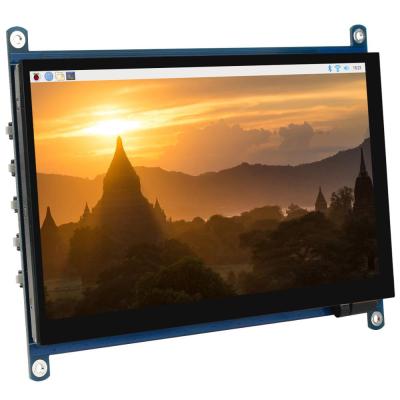 China Waveshare 7inch QLED Quantum Dot Display Capacitive Touch Screen 1024*600 G+G 7inch Tempered Glass Panel for sale