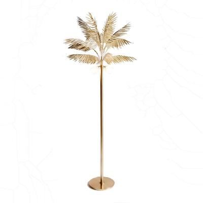 China Modern Modern LED Floor Lighting Nordic Home Decorative Palm Lamp Hotel Metal Floor Stand Light Lamp for Dining Room for sale