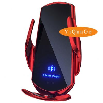 China Wireless Charger 15W Car Mobile Phone Charger Q3 Wireless Fast Magnetic Car Phone Holder for sale