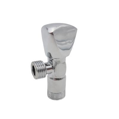 China General Brass Angle Valve Chrome Plated Faucet 1/2*1/2 Valve Bath Accessories for sale