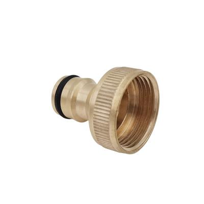 China Modern Brass Bibcock Water Aerator Faucet Hose Union Thread 1/2 3/4 Female Thread Connector for sale