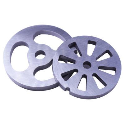 China Household China Factory Supplier Durable Internal Slot 10# Meat Grinder Fan Shape Hole Cutting Plate for sale