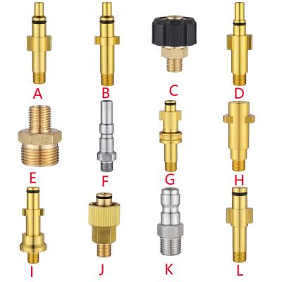 China Applications Metal Adapter Foam Nozzle Foam Gun Cleaning High Pressure Soap Foamer For Nilfisk Stihl Karcher Bosche Craftsman Kew Gerni AR M22 for sale