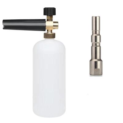 China Cleaning Applications Snow Foam Lance With 304 Stainless Steel Adapter For Italian Nilfisk Quick Connect Gun for sale