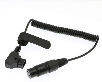 Chine XLR 4 broches féminin à D tap câble d'alimentation enroulé pour la pratique 602 caméscope reflex Sony F55 SXS à vendre