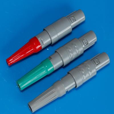 China Redel 4 gerader Stecker-Plastikrundsteckverbinder Pin für medizinischen Scanner zu verkaufen