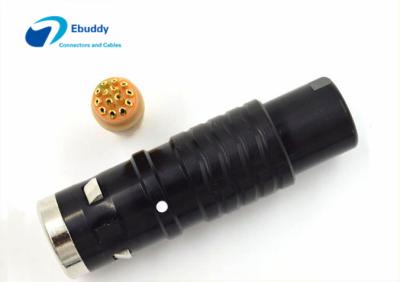 China Enchufe FGG 1k de 14 series de Pin Male Connector Lemo K con Chrome negro FGG.1K.314.CLAD en venta