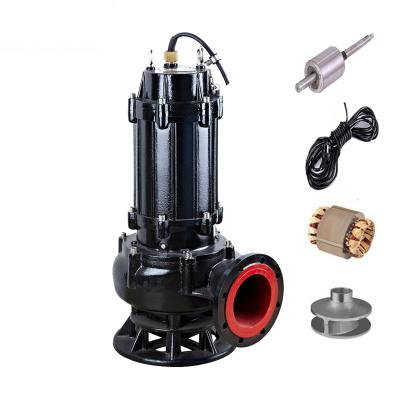 China Automotive Industry WQ Large Flow Rate High Pressure Pump For Cleaning Sewage Blockage Pump For Dirty Water for sale