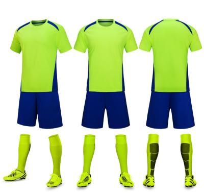 China High Quality Cheap Breathable Quick Dry Soccer Wear Jersey Sets Profession Football Uniforms Men Custom Design for sale