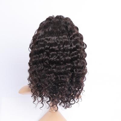 China 100% Full Wig With Baby Hair, Virgin Human Peruvian Full Hair Lace Front Wig, Cheap Peruvian Hot Sale Long Deep Wave Human Hair Lace Wig Lead for sale