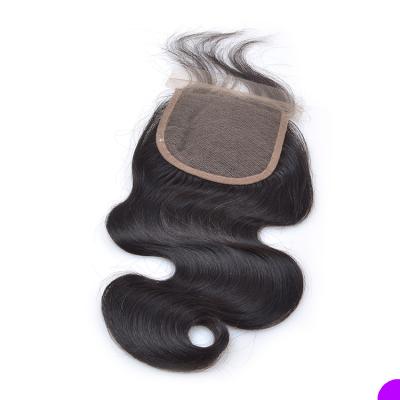 China Body Wave BBOSS Side Piece Around Hair Bohemian Lace Closure, Gray Hair Top Closure Bangs Lace Closure Glue, Sheer Lace Closure Fringe for sale