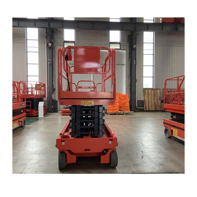 China Hotels Lift Platform Scissor Lift Fixed Platform 12m Lift Electric Work Platform Sale for sale