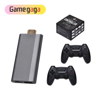 China With H9 Game Stick 4K Wireless Controller Output 10000 Games 32/64/128G Retro Video Game Console X2 Game Stick for sale