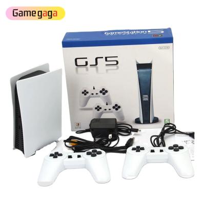 China Support Multi Players GS5 Mini Game Station Video Game Console For PS5 AV Design Built In 200 Retro Games Wired Gamepad Console For NES for sale