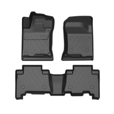 China Waterproof dustproof anti-slip decorate floor mats use for 2010-2020 Toyota prado 7seats factory low price auto parts car mats for sale