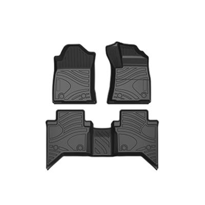 China Waterproof Dustproof Anti-skid Decorate Car Floor Mats Custom High Quality Right Hand Rudder For Toyota 15-20 Hilux for sale