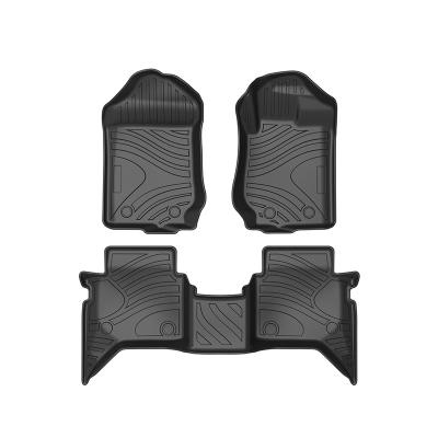 China Waterproof Dustproof Anti-skid Decorate Anti Slip High-end Interior Car Mats For Ford Ranger Overseas Right Rudder 2015-2020 for sale