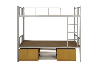 China Sola cama del marco metálico de la cama matrimonial de rey Size Metal Frame del marco metálico negro de la cama con el gabinete en venta