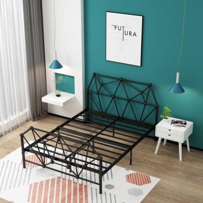 Китай Modern school cheap wrought iron metal beds student adult deck frame bed продается