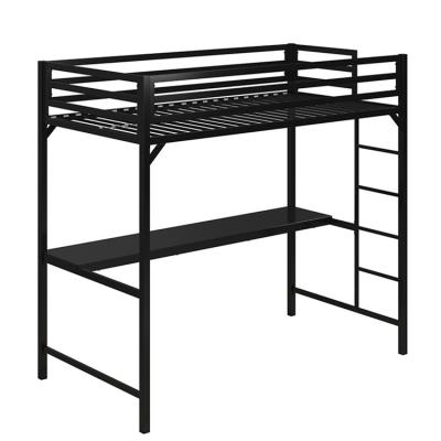 China Marco gemelo resistente de Decker Black Metal Bunk Bed del doble en venta