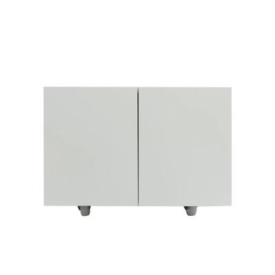 Κίνα Copier Cabinet white 2 door steel copier stand mobile pedestal file Printer Stand προς πώληση