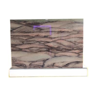 China Book Match Modern Luxury Stone Red Colinas Marble Tile And Slab For Wall Price for sale