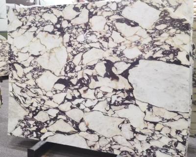 China Italy Vein Modern Purple Color Calacatta Viola Marble Slabs For Flooring for sale