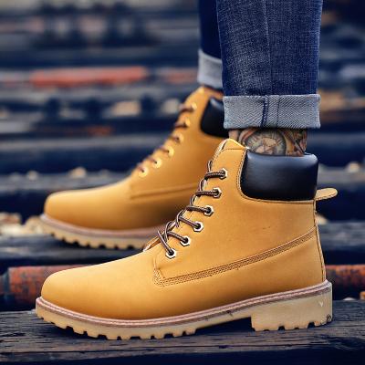 China Anti-Smell Drop Shipping Men's Autumn Winter Boots Winter Ankle Snow Keep Warm Boots Men Waterproof Keep Warm Shoes PU Leather Boots for sale