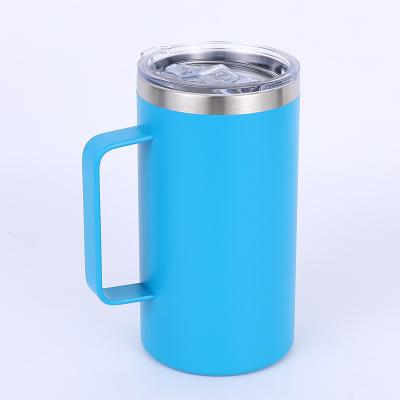 China Modern Stainless Steel Wine Tumbler Insulated Stemless Travel Thermal Wine Coffee Mug With Lid for sale