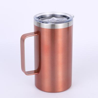 China Stainless Steel Modern Double Walled Free Mouth Water Bottle Travel Mug Glass Mug for sale