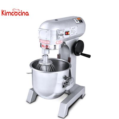 China Snack Factory Commercial Food Planetary Mixer 3 Speeds Adjustable With Dough Hooks Beat Beater Bread Bakery Equipment for sale