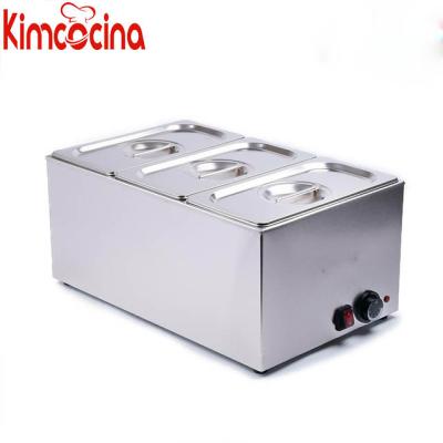 China Pan Lids Wet Bain Marie 8700, 230V 1200W with 3x 1/3 GN Filter Lids Heat Wet Food Warmer for Hotel Restaurantl Equipment for sale